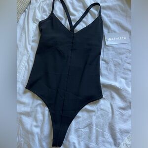 NWT Athleta Front Plunge Bodysuit